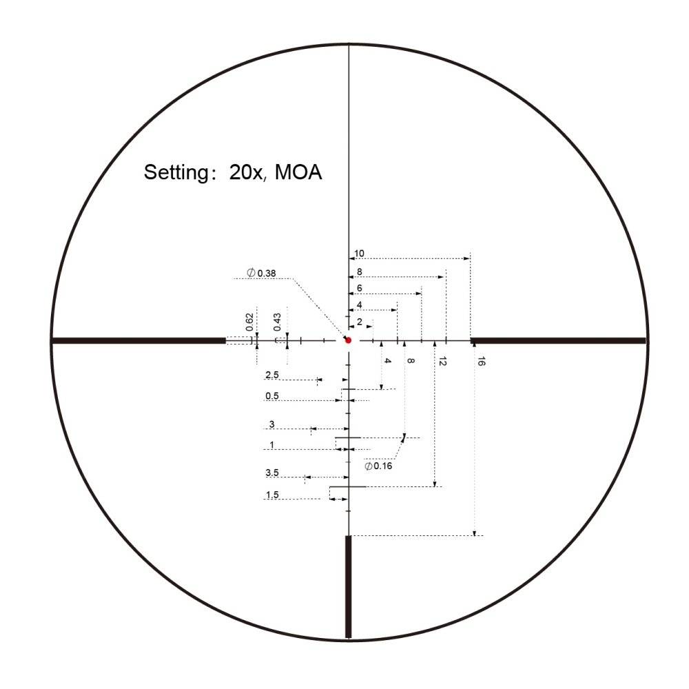Оптический прицел Vector Optics 30мм SFP Continental x8 3-24x56 ED VECON-CDM