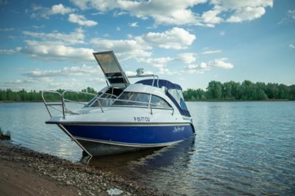 Алюминиевый катер Bossforr (Босфор) 580 HT синий