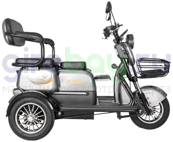 Электроскутер IKINGI SIBTRIKE 1000W (60V/25Ah) - Серый фото №9