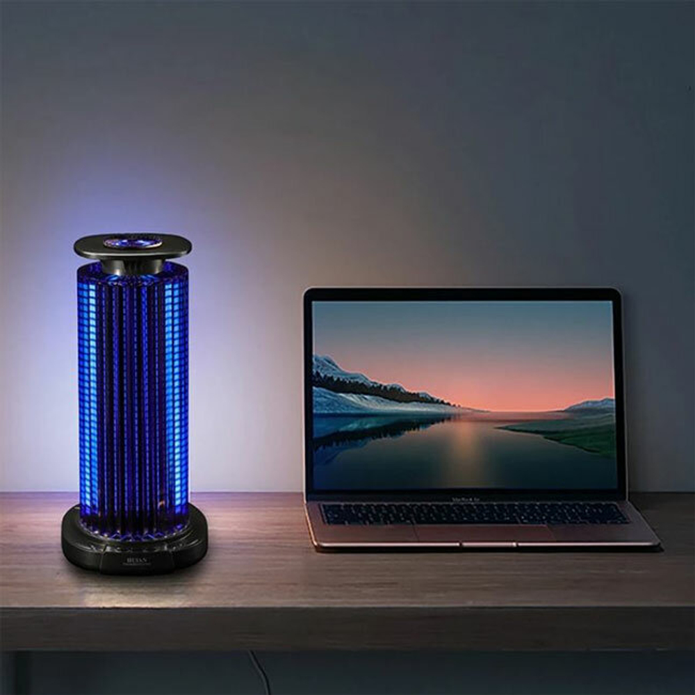 Светильник RGB, настольный ночник, цветомузыка, Bluetooth-динамик