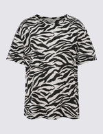 Футболка с коротким рукавом свободного кроя T41007451H - Marks & Spencer