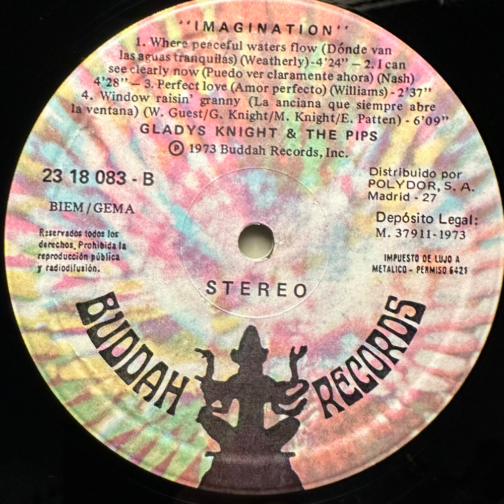Gladys Knight & The Pips - Imagination (Испания 1973г.)