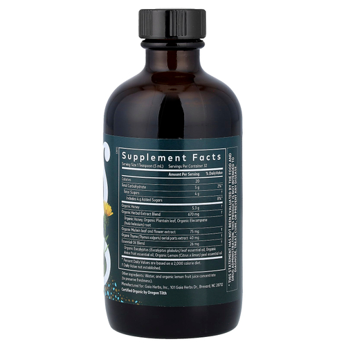Gaia Herbs, сироп для здоровья бронхов, 160 мл
