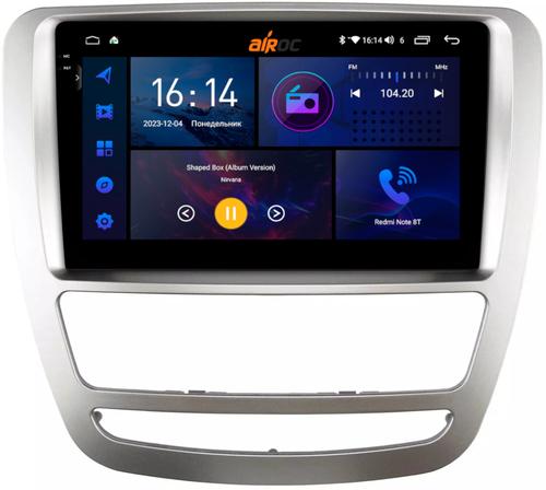 Магнитола для Sollers ST6 (взамен монохром экрана), JAC T6 - AIROC 2K RI-3305 Android 12, Быстрая, QLed+2K, CarPlay, SIM-слот