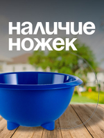 Кашпо на ножках для цветов пластиковое, 2 шт.