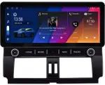 Магнитола для Toyota Land Cruiser Prado 150 2014-2017 - Canbox H-Line 0074 монитор 12.3" QLED в стиле Audi на Android 10, Быстрая, ТОП-процессор, CarPlay, 4G SIM-слот