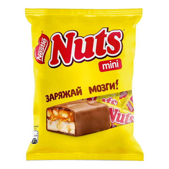 НАТС Мини Шоколадный батончик Nuts Mini,148г