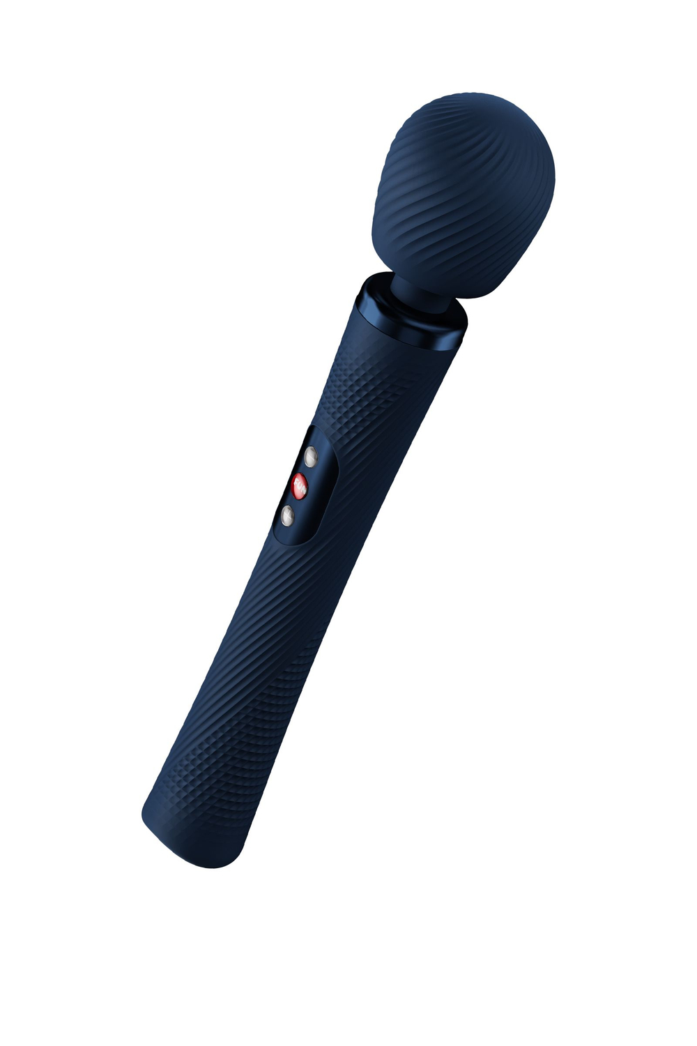 Синий жезловый вибромассажер Vim Vibrating Wand - 31,3 см. (Цвет: синий)