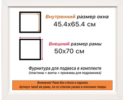 Рама 45x65 для картин и фотографий