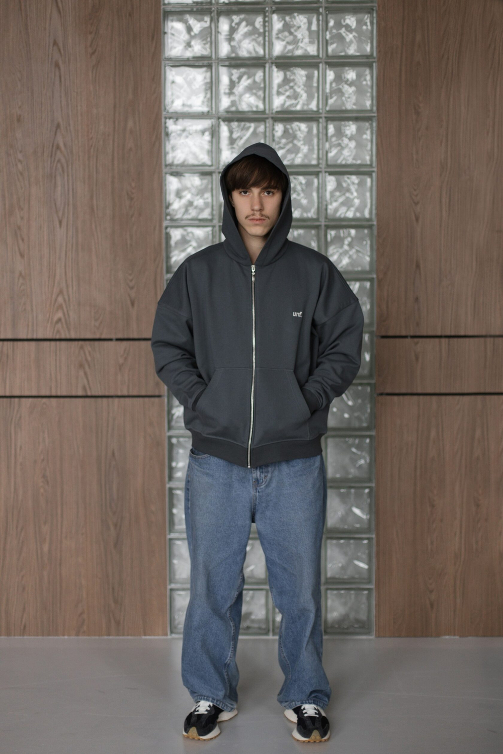 Худи UNIFORM Heavy Zip unf. графит