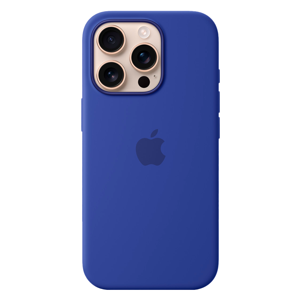 Силиконовый чехол с поддержкой MagSafe Apple Silicone Case для iPhone 16 Pro, Ultramarine (Ультрамарин)
