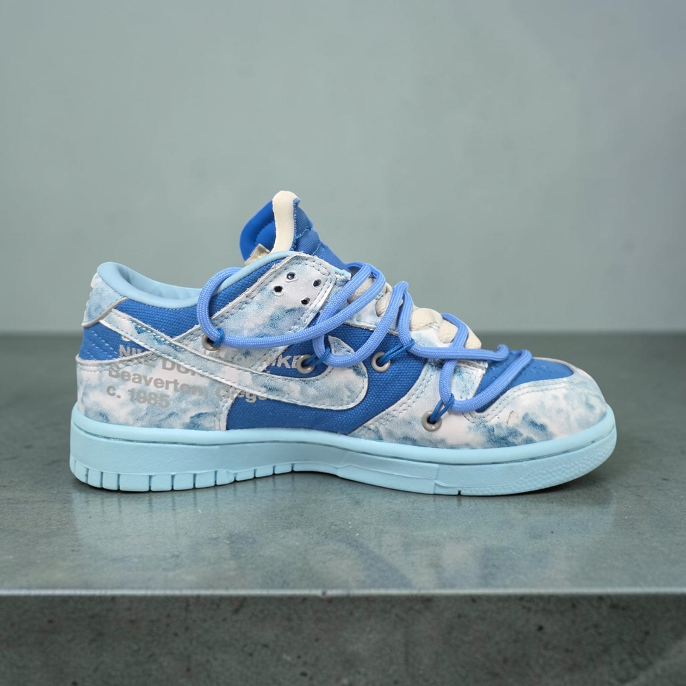 Nike SB Dunk Low х Off-White • Medium Blue