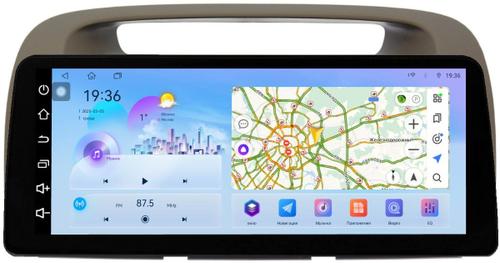 Магнитола для Toyota Camry 30 2001-2006 (рамка оливковая) - FarCar монитор 12.3" 2K QLED на Android 14, Быстрая, CarPlay, 4G SIM-слот