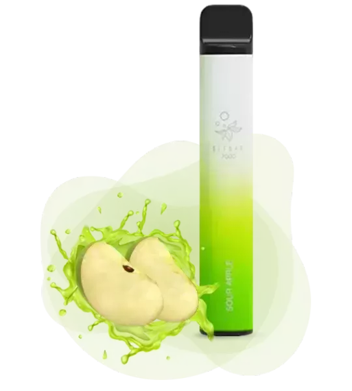 Elf Bar - Sour Apple (2000, 5% nic)