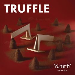 Ручка раздельная ARMADILLO TRUFFLE K.YM BL-26 черный /62171/