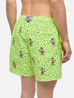 Шорты муж. Saint Barth EMBROIDERED Скрудж деньги желтый неон