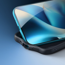 Чехол прозрачный с черными рамками для Motorola G87, G77 и G67, серия Aimo Series Case от Dux Ducis