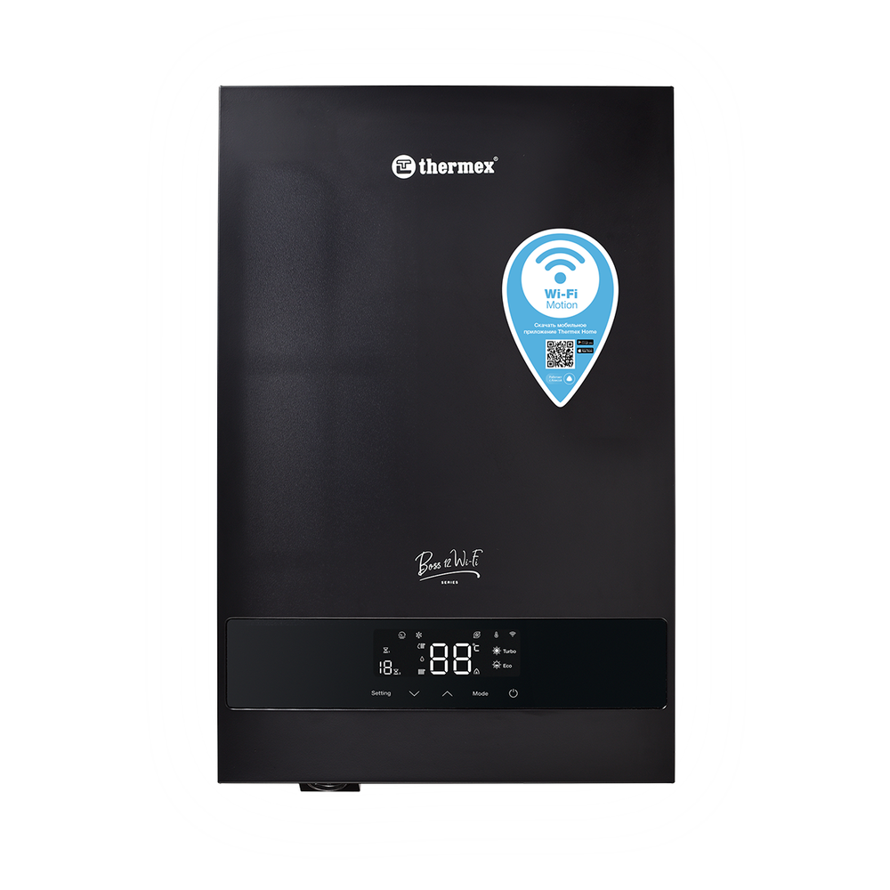 Электрический котел THERMEX Boss 12 Wi-Fi (Black)