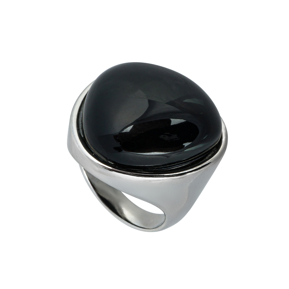 Кольцо Possebon Agata Preto K0916.4 20 S размер 18,5