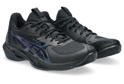 Женские теннисные кроссовки Asics Solution Speed FF 3 Clay Night Energy - black/prism blue