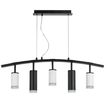 Подвесной светильник 5*GU10 LR7353638720 чёрный/белый Rullo Lightstar