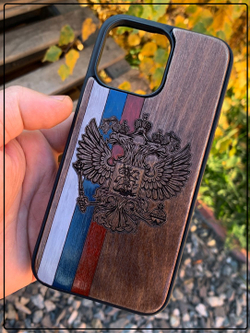 Силиконовый чехол для iPhone 17 Россия Флаг Герб