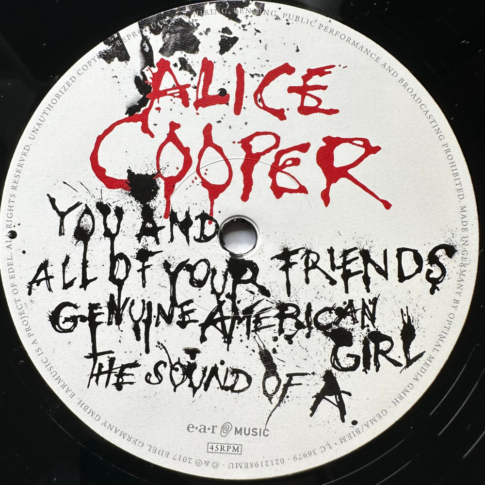 Alice Cooper- Paranormal 2х12", 45 RPM + CD (Европа 2017г.)