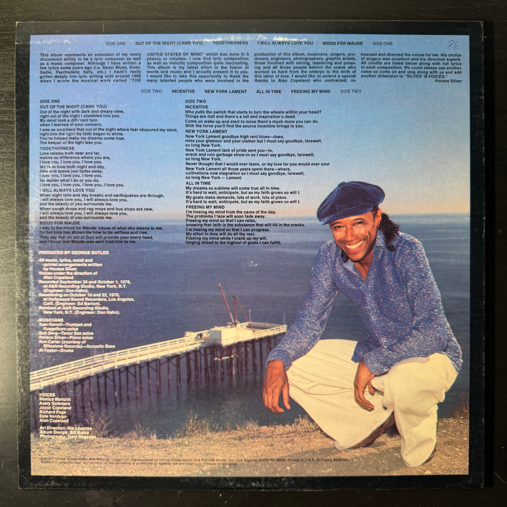 Horace Silver ‎– Silver 'N Voices (США 1977г.)