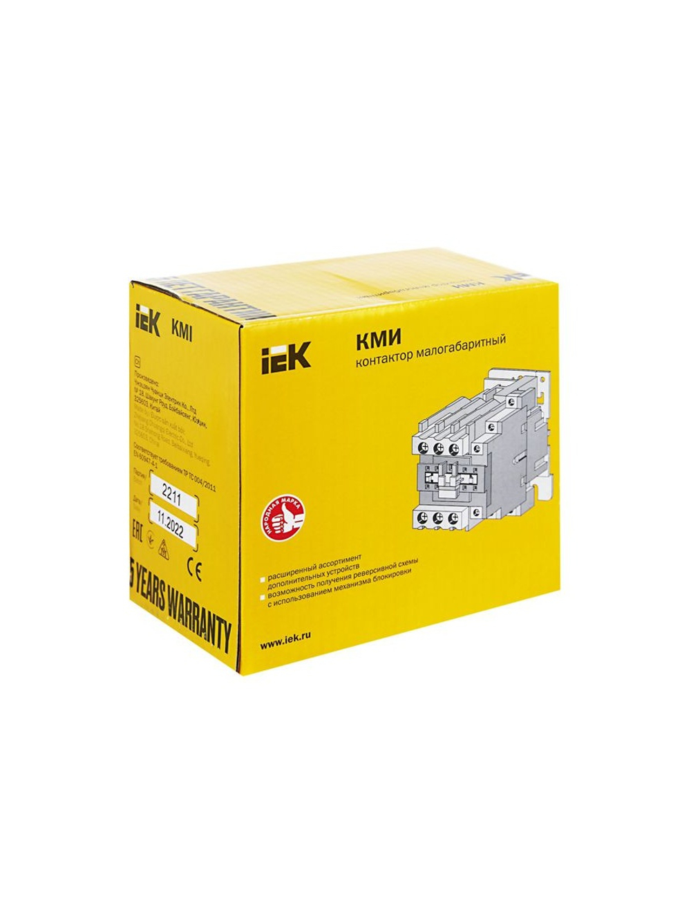 Контактор КМИ-34012 40А 400В/AC3 1НО 1Н3 KARAT IEK KKM31-040-400-11