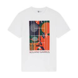 Теннисная футболка Roland Garros Eiffel Court - white