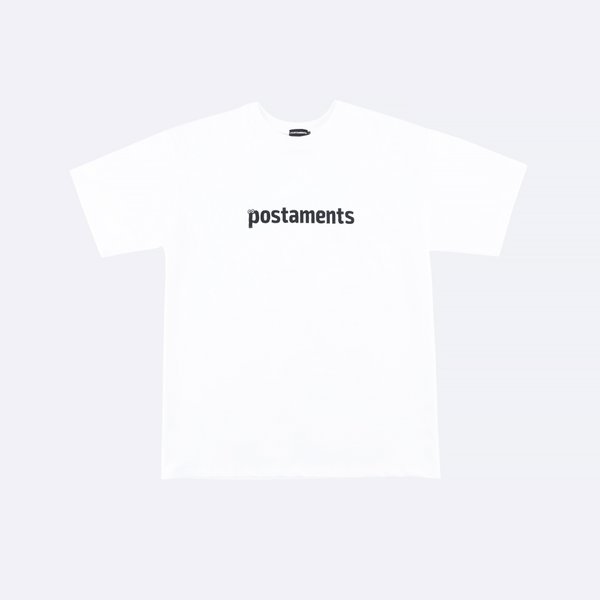 Футболка Postaments Basic Logo (white) артикул: - купить в магазине Дайс