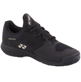 Женские Кроссовки теннисные Yonex Power Cushion Sonicage - black/mocha gray
