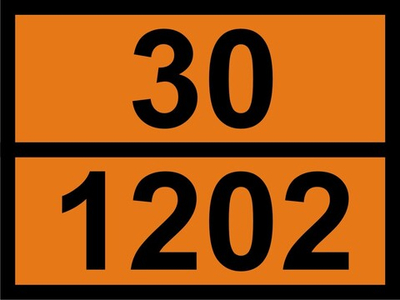 Наклейка "Дизельное топливо 30 / 1202" ДОПОГ