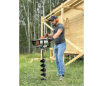 Мотобур (бензобур) FF140 PRO бур двойной 150 мм HOLZFFORMA