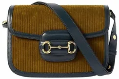 Маленькая сумка Gucci Horsebit 1955 года коричневый