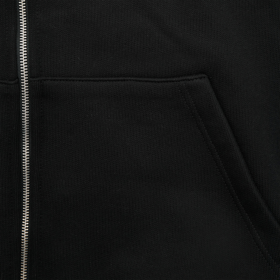 LOTUS ZIP-UP HOODIE OVERSIZED