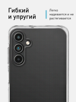 Чехол ROSCO для Samsung Galaxy A15 (арт.SS-A15-TPU-01-TRANSPARENT )