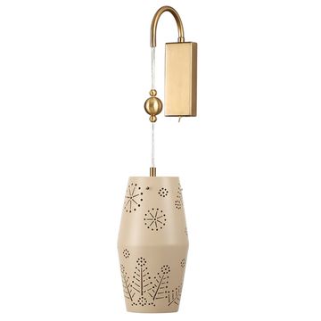Бра 1*E27 5444/1W бежевый/античная бронза KARELIA Odeon Light Exclusive