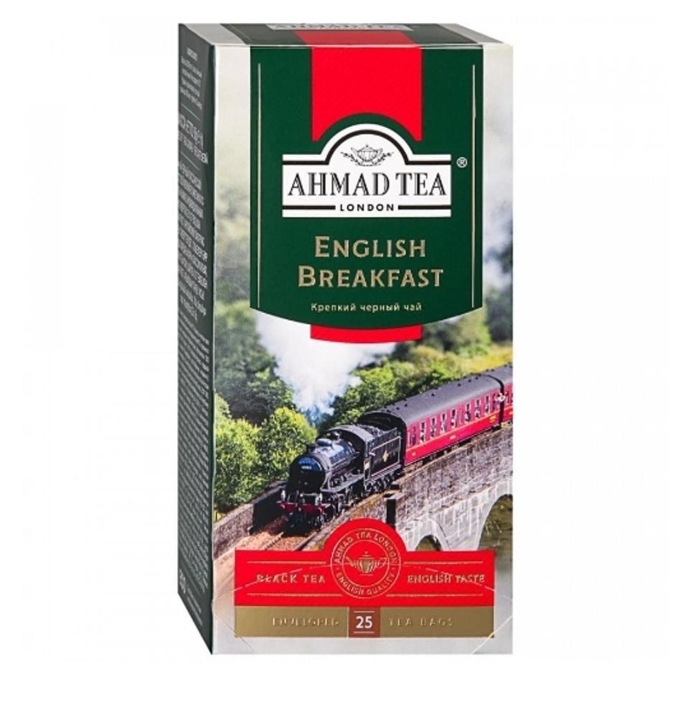 Чай Ahmad Теа Чай Англ English Breakfast крепкий черный чай в конв.25шт