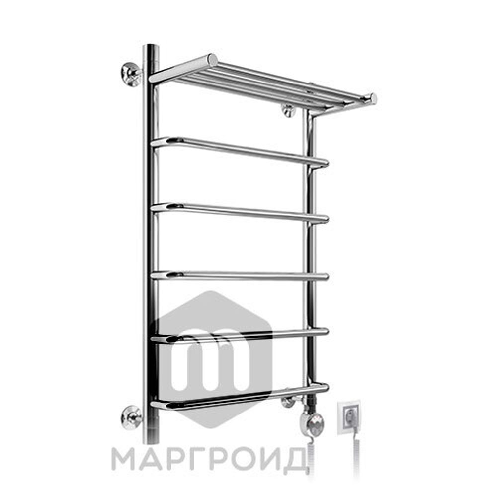 Эл.Полотенцесушитель В8  Р100*60 С полкой (Правое подкл.)