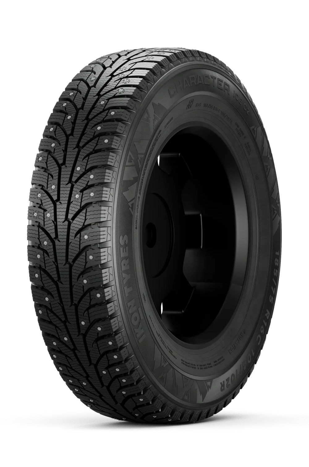 Зимняя шина шипованная Ikon Tyres Character Ice C2 (215/75 R16C 116R)
