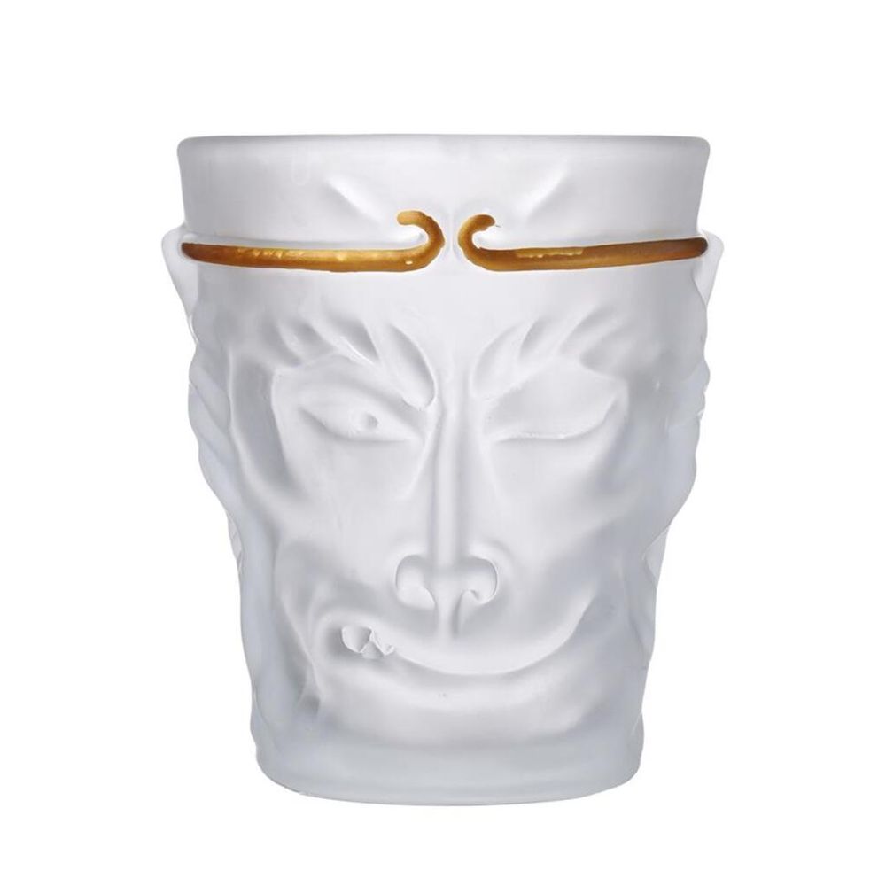 Чашка 240 мл чайно-кофейная без ручки матовая декор Monkey King Barista d 7,3 см h9 см Barbossa [1]