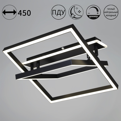 19406-0.3-2+1L BK светильник потолочный