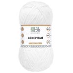 Пряжа Вязь Северная / уп.3 мот. по 100 г, 210 м, 01 белый