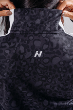 Свитшот Half-Zip Leopard Sweatshirt PRIMAL 866 Черный леопард