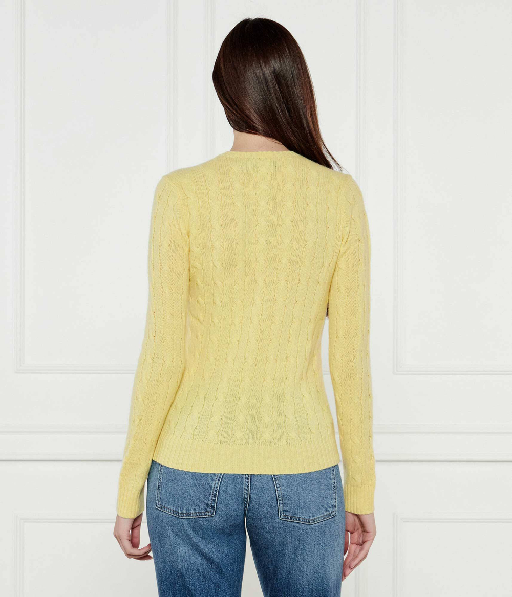 Шерстяной свитер JULIANNA POLO RALPH LAUREN - желтый(211910421)