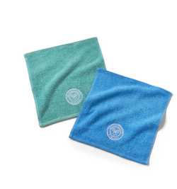 Теннисное полотенце Wimbledon Face 2P — aqua blue/sky blue