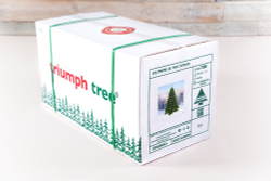Ель Нормандия 100% литая стройная 185см темно-зеленая Triumph Tree