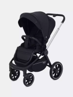 Коляска детская MOWBaby "ZOOM"PU (2в1) RA086 Silver Black