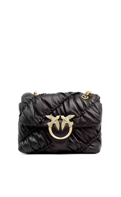 MINI LOVE BAG PUFF RUFFLE – black